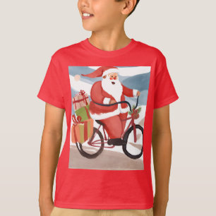 Camiseta Papai Noel motociclista