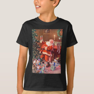 Camiseta Papai Noel na noite antes do Natal