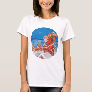Camiseta Papai Noel na noite antes do Natal