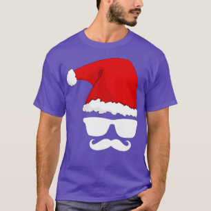 Camiseta Papai Noel Natal Chapéu Barba Sol Natal Natal