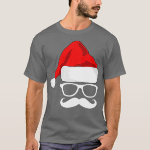 Camiseta Papai Noel Natal Chapéu Barba Sol Natal Natal