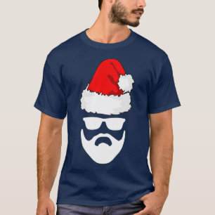 Camiseta Papai Noel Natal Chapéu Barba Sol Natal Natal