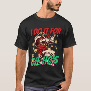 Camiseta Papai Noel Negro Afro-Americano Natal Engraçado