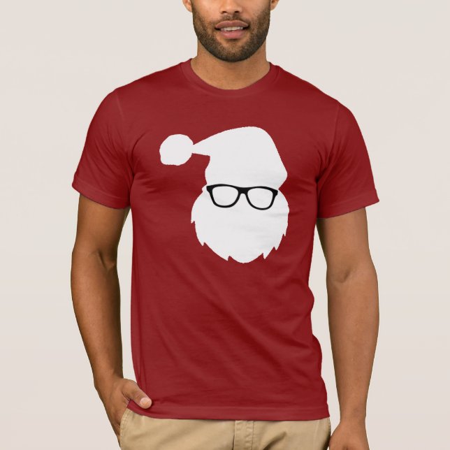 Camiseta Papai noel Nerdy (Frente)
