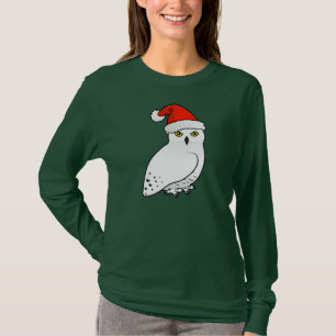 Camiseta Papai noel nevado da coruja