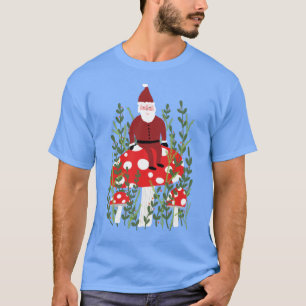 Camiseta Papai Noel no Xmas Magical Mushroom