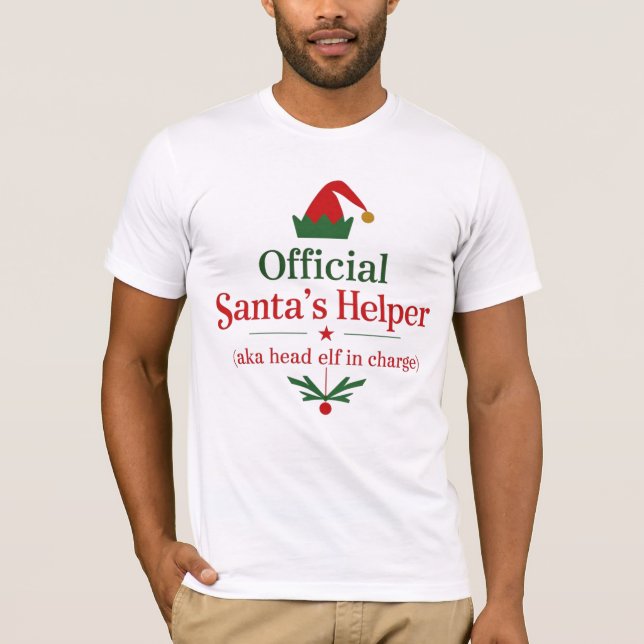 Camiseta Papai noel Oficial Elf (Frente)