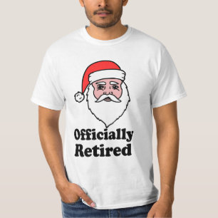 Camiseta Papai Noel Oficialmente Aposentado
