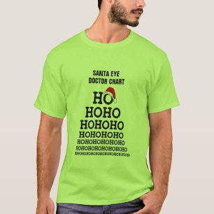 Camiseta Papai noel oftalmologista médico trocadilho Engraç