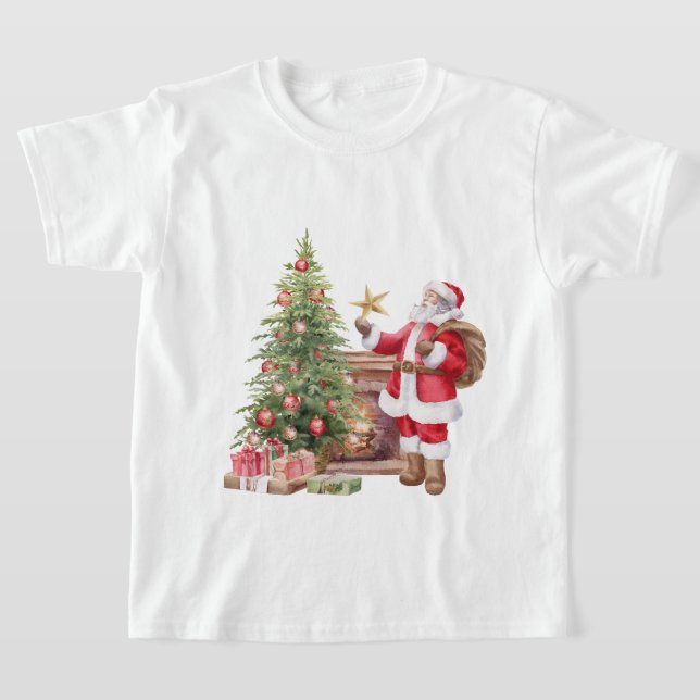 Camiseta Papai Noel Papai Noel Papai Noel Natal (Postura )