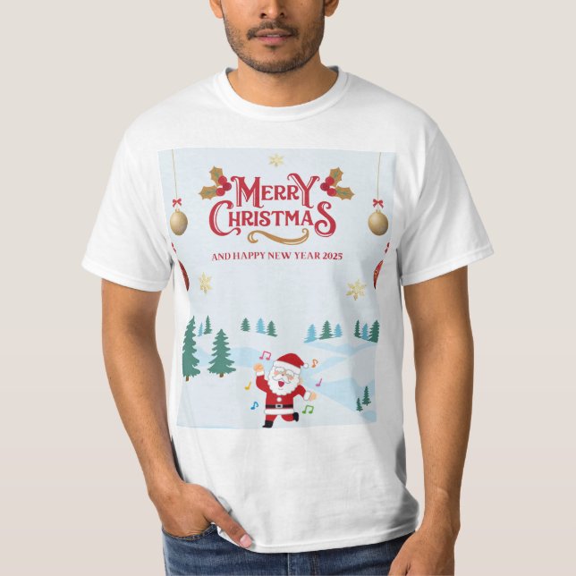 Camiseta papai noel para natal (Frente)
