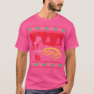 Camiseta Papai Noel Peeing Ho Ho Engraçado Feliz Natal Swea