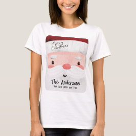 Camiseta Papai Noel Personalizado Feliz Natal