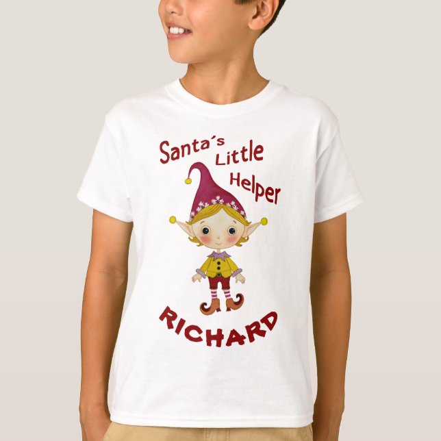 Camiseta Papai noel personalizado T-Shirt (Frente)