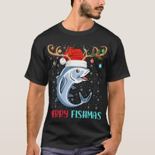 Camiseta Papai Noel Pescador: Um Presente de Natal Único e