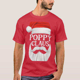 Camiseta Papai Noel Poppy Claus Família Combinando Pijama d
