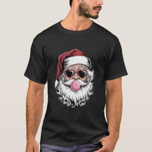 Camiseta Papai Noel Retro Com Óculos Sopranfo Bolha De Nata
