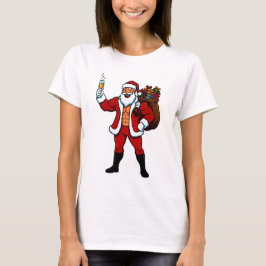 Camiseta Papai Noel Sarado Vivas! Papai Noel musculoso com