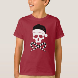 Camiseta Papai Noel Skull Personalizável