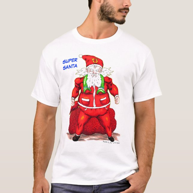 Camiseta Papai noel super, PAPAI NOEL SUPER (Frente)