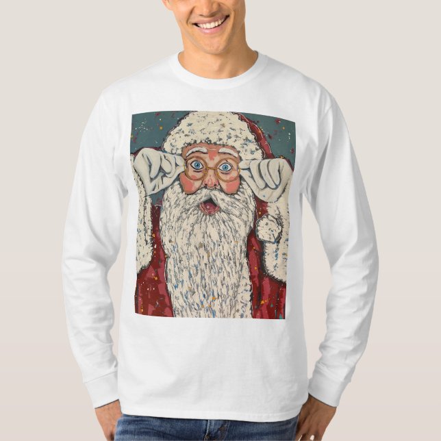 Camiseta Papai Noel Surpreso (Frente)