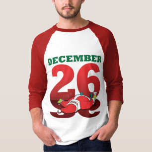 Camiseta Papai noel t-shirt bêbedo do "o 26 de dezembro"