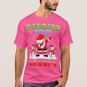 Camiseta Papai Noel Tocando Assassinato Com Neves
