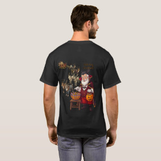 Camiseta Papai Noel Vampiro Dia das Bruxas | Halloween