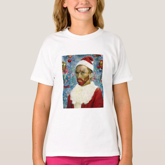 Camiseta Papai Noel, Van Gogh T-Shirt (Frente)
