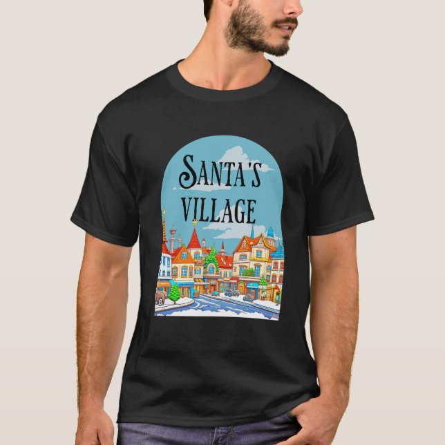 Camiseta Papai noel Village (Frente)
