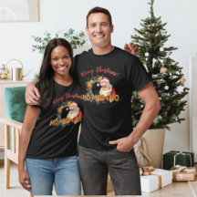 Papai noel Vintage & Gingerbird Ho-Ho-Ho Vibrant
