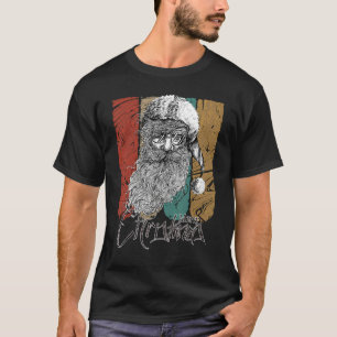 Camiseta Papai Noel Vintage Hipster Natal Retro Santa Chris
