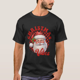 Camiseta Papai Noel Vintage Retrô Feliz Natal Xmas Homens