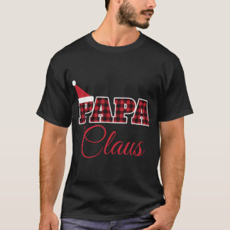 Camiseta Papai Noel Xadrez Buffalo Conjunto de Natal Famili