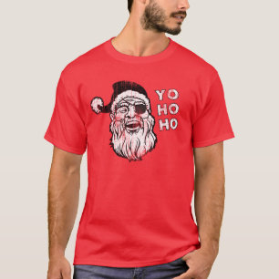 Camiseta Papai noel Yo Ho Ho