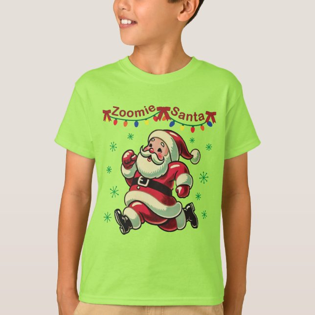 Camiseta Papai Noel Zoomie Natal (Frente)