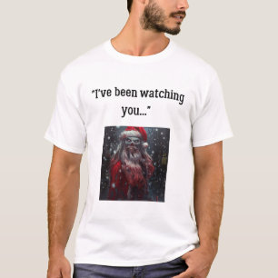Camiseta Papai Noel Zumbi Assustador Natal Horror Gótico T