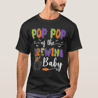 Camiseta Papai Papai Da Bruxinha De Halloween Bebê Brewing