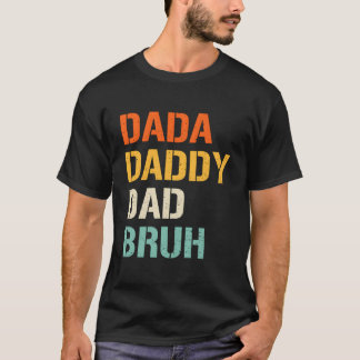 Camiseta Papai Papai Pai Bruh Dia dos Pais Do Filho Filha