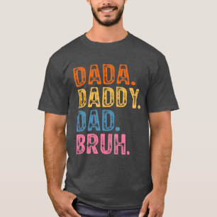 Camiseta Papai Papai Pai Bruh Retro Vintage Dia dos Pais 20