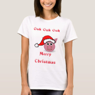 Camiseta Papai Porco Natalino