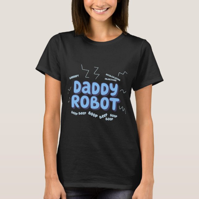 Camiseta Papai Robô (Frente)
