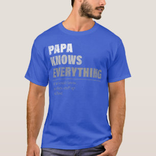 Camiseta Papai Sabe Tudo Ideia de Presente para Avô