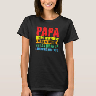 Camiseta Papai sabe tudo Papai