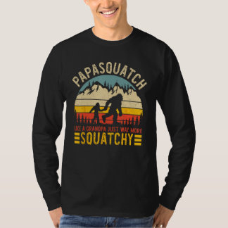 Camiseta Papai Sasquatch Como Um Avô Só Que Muito Mais Fort