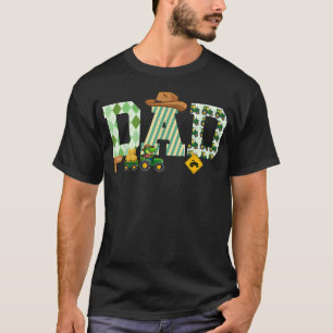 Camiseta Papai Trator Agrícola 1º Aniversário