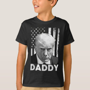 Camiseta Papai Trump 2025 Presidente Apoiadores Homens e Mu