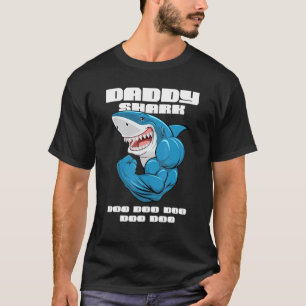 Camiseta Papai Tubarão Peixe Pai