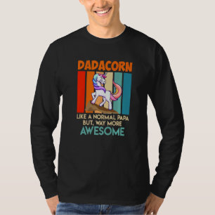 Camiseta Papai Unicórnio Como Um Pai Normal Só Que Mais Leg