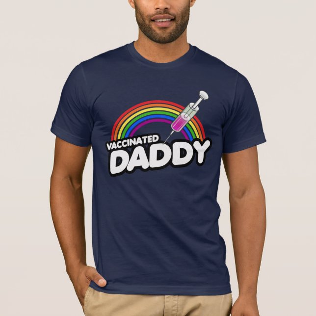 Camiseta Papai VACINADO (Frente)